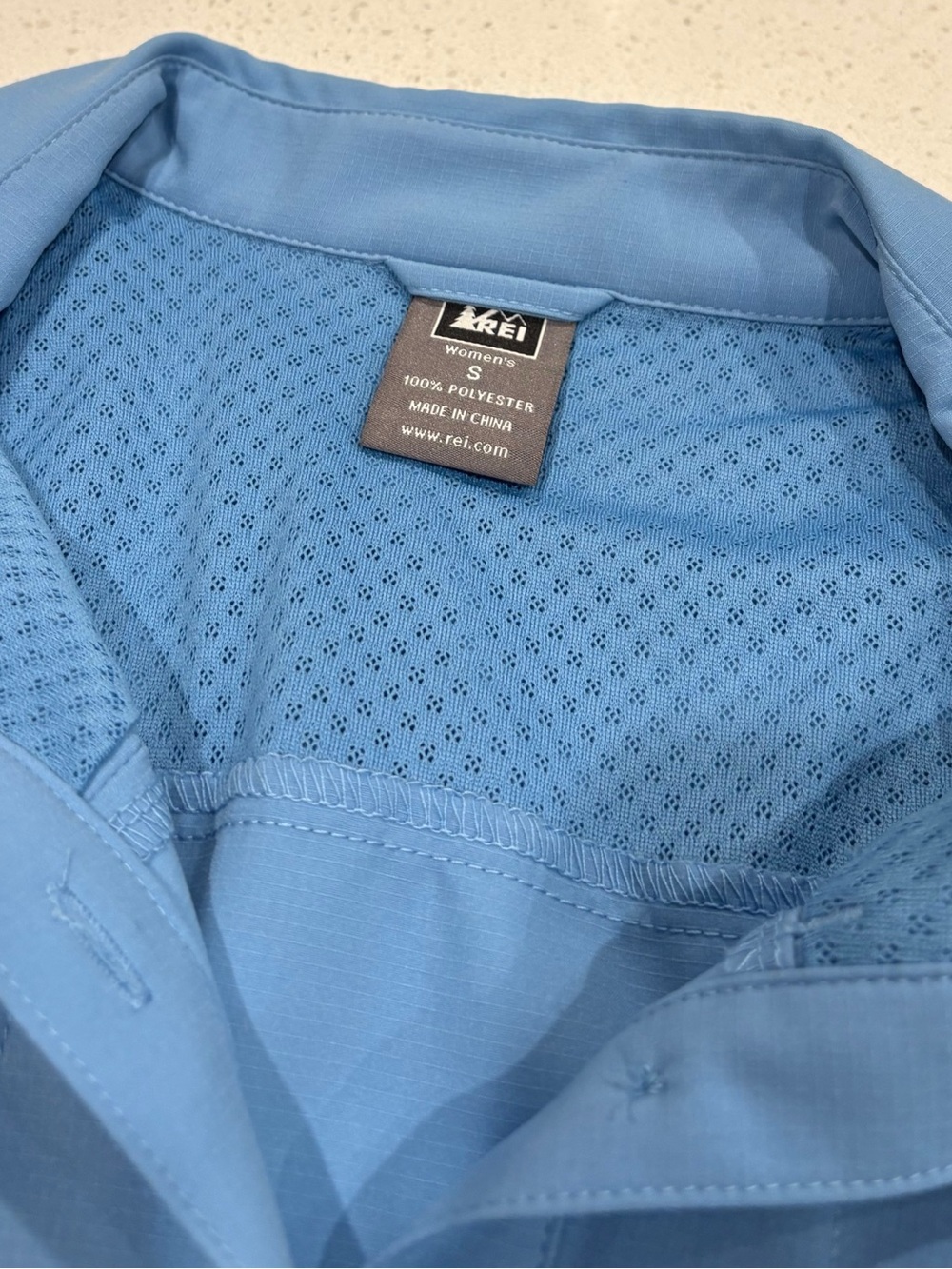 REI Sahara Shirt - Powderblue - UPF 50+ - Picture 2 of 4
